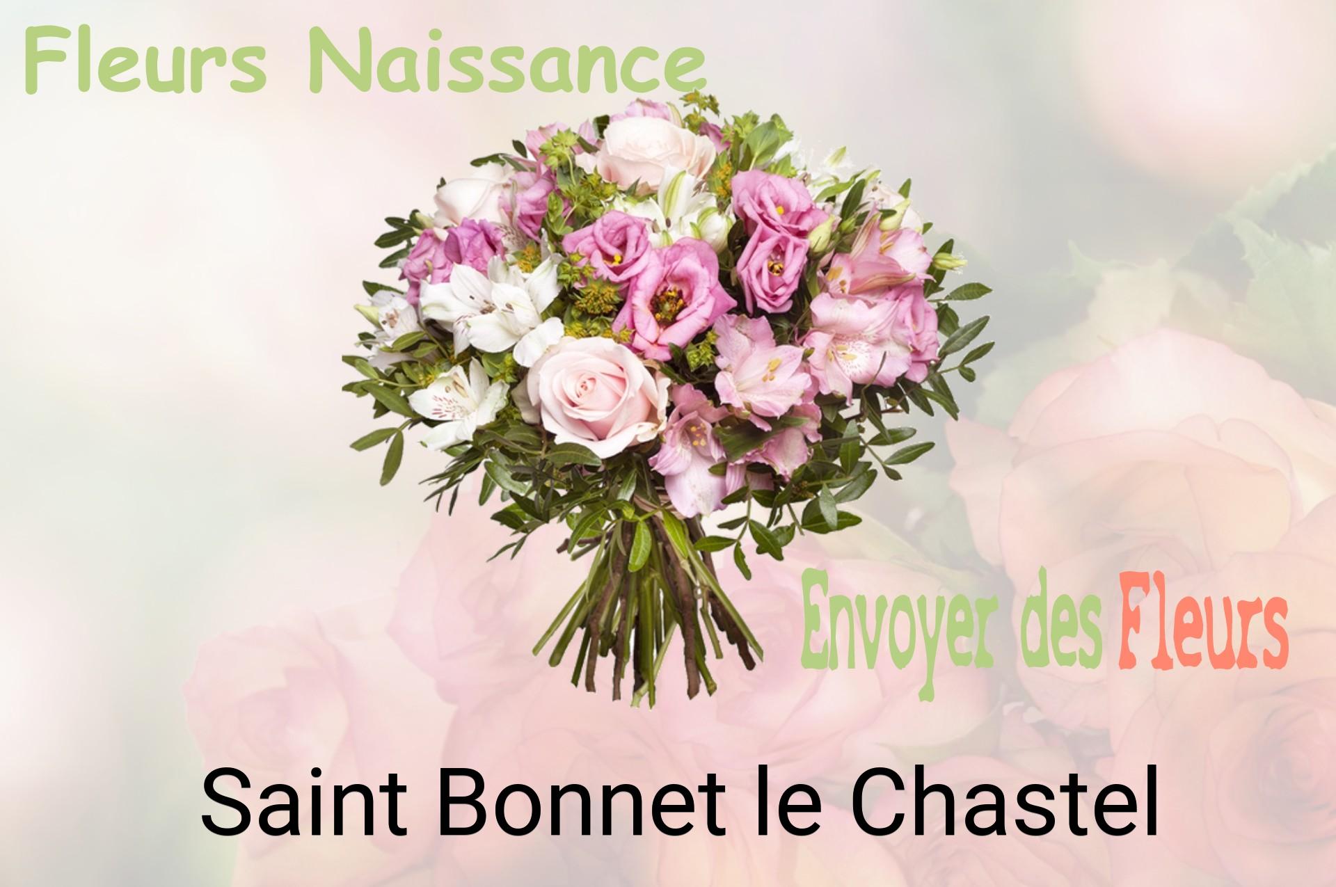 Bouquet de fleurs de naissance livré à Saint-Bonnet-le-Chastel