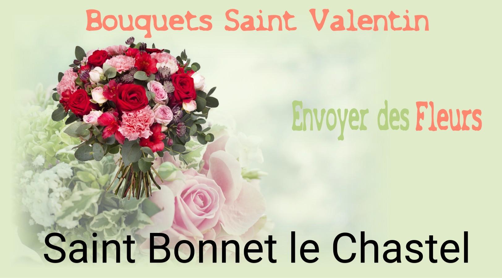 Roses de Saint-Valentin livrées à Saint-Bonnet-le-Chastel